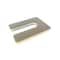 Glazelock 3/8" 4"L x 3"W 7/8" Slot, Square Horseshoe Plastic Flat Shims  White 250pc/box GLZ26 - alternate 1